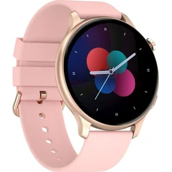 CARNEO Heiloo HR+/43mm/Gold/Sport Band/Pink