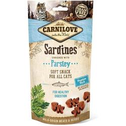 Carnilove Cat Semi Moist Snack Sardine obohatený petržlenom 50g pamlsky pre mačky