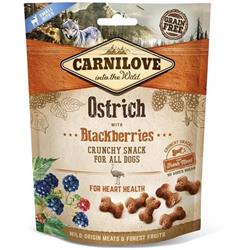 Carnilove Dog Crunchy Snack Ostrich with Blackberries with fresh meat 200g pamlsky pro psy