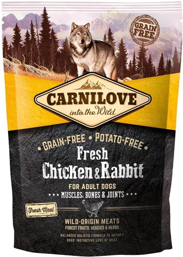 Carnilove Dog Fresh Chicken & Rabbit 1,5kg granule pre psov