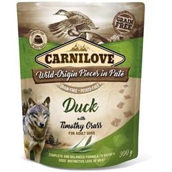 Carnilove Dog Pouch Paté Duck with Timothy Grass 300g kapsičky pro psy