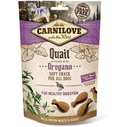 Carnilove Dog Semi Moist Snack Quail obohatený oregánom 200g pochúťky pre psov