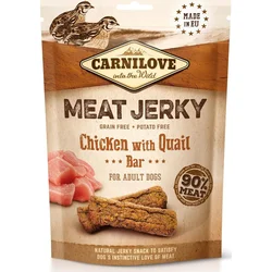 Carnilove Jerky Quail & Chicken Bar 100g pamlsky pro psy