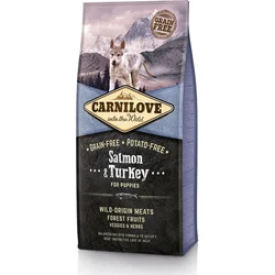 Carnilove Losos a morčacie mäso pre šteňatá 4 kg granúl pre šteňatá