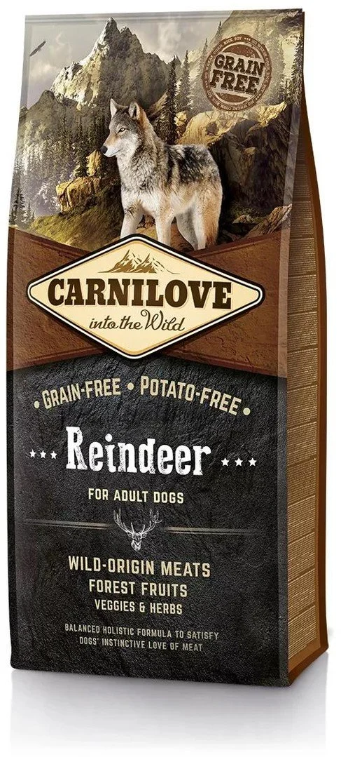 Carnilove Reindeer for Adult 12kg granule pro psy
