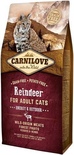 Carnilove Reindeer pre dospelé mačky - Energy & Outdoor 6kg granúl pre mačky