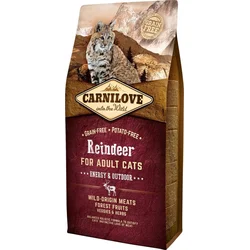 Carnilove Reindeer pre dospelé mačky - Energy & Outdoor 6kg granúl pre mačky