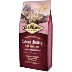 Carnilove Salmon & Turkey for Kittens - Zdravý rast 6kg granúl pre mačiatka