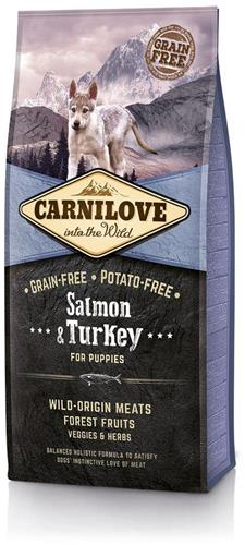 Carnilove Salmon & Turkey for Puppies 4kg granule pro štěňata