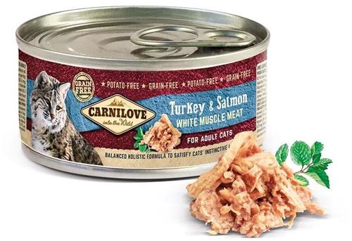 Carnilove WMM Turkey & Salmon for Adult Cats 100 g konzervy pre mačky