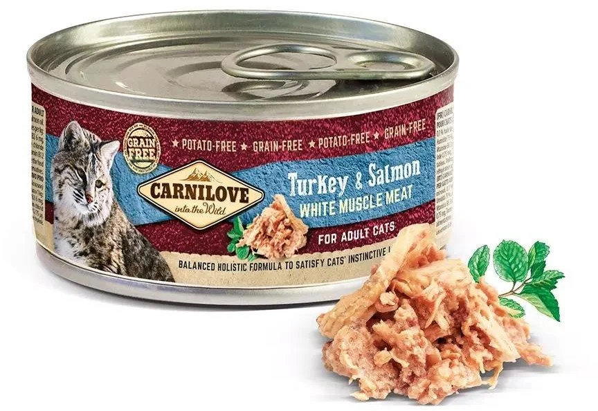 Carnilove WMM Turkey & Salmon for Adult Cats 100 g konzervy pre mačky