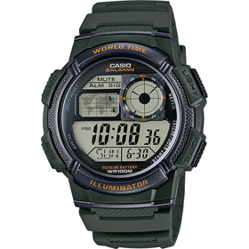 Casio AE-1000W-3AVEF Pánske digitálne náramkové hodinky, čierne