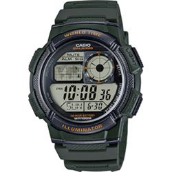 Casio AE-1000W-3AVEF Pánske digitálne náramkové hodinky, čierne