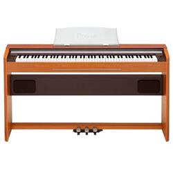 CASIO digitální piano se stojanem PX 800, simulace třešňového dřeva, 88 kláves