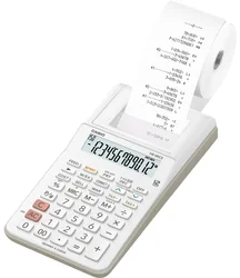 Casio HR 8 RCE WE Kalkulačka s tiskem, bílá