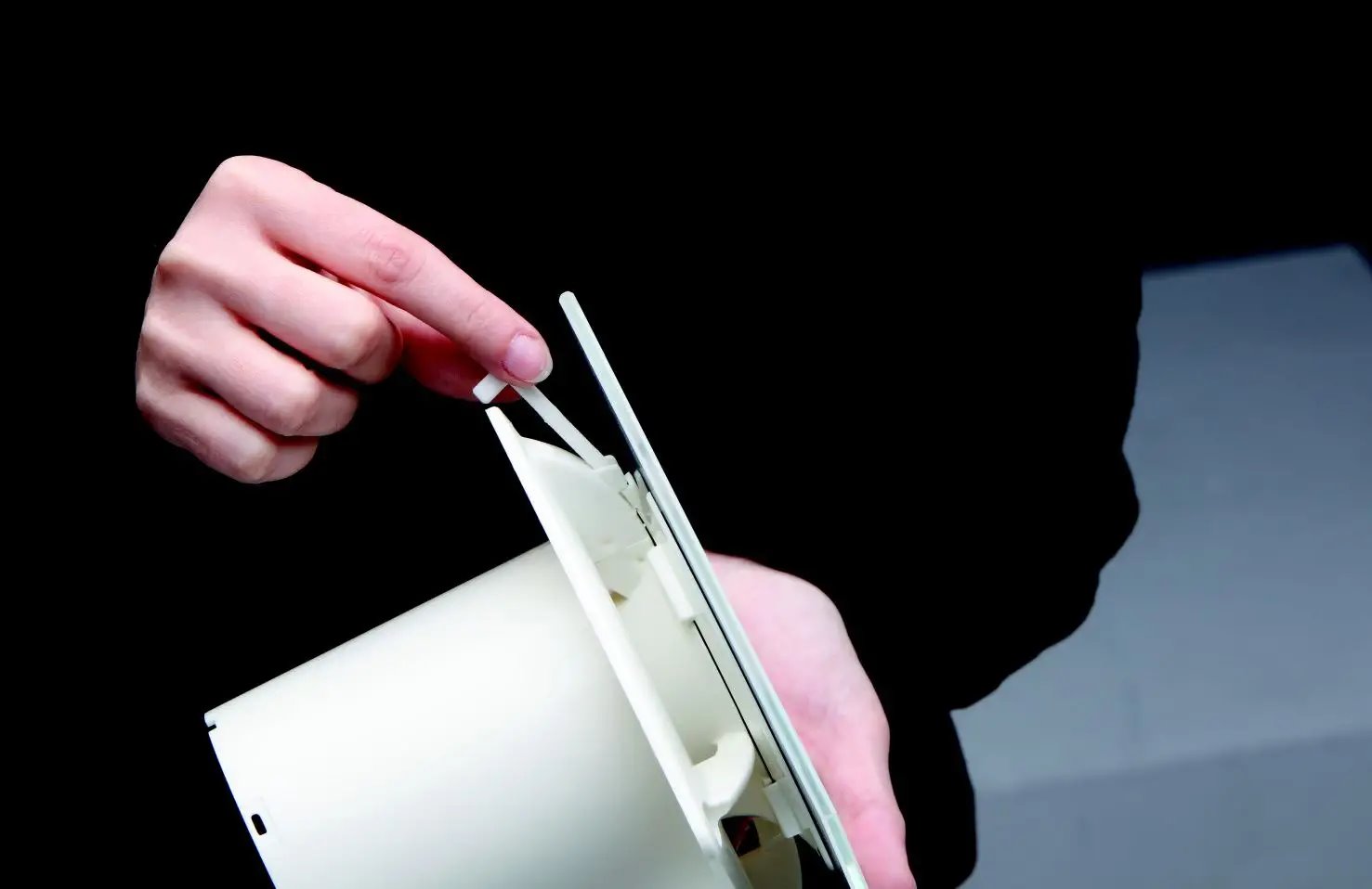 Cata e100 GTH sklo hygro časovač bílý | TSBOHEMIA.CZ