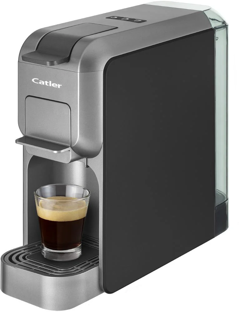 Catler ES 700 Porto Espresso na kapsule a mletú kávu, čierno-strieborná