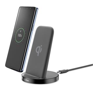 CellularLine Wireless Wireless Fast Charger Stand + Fast Charge
