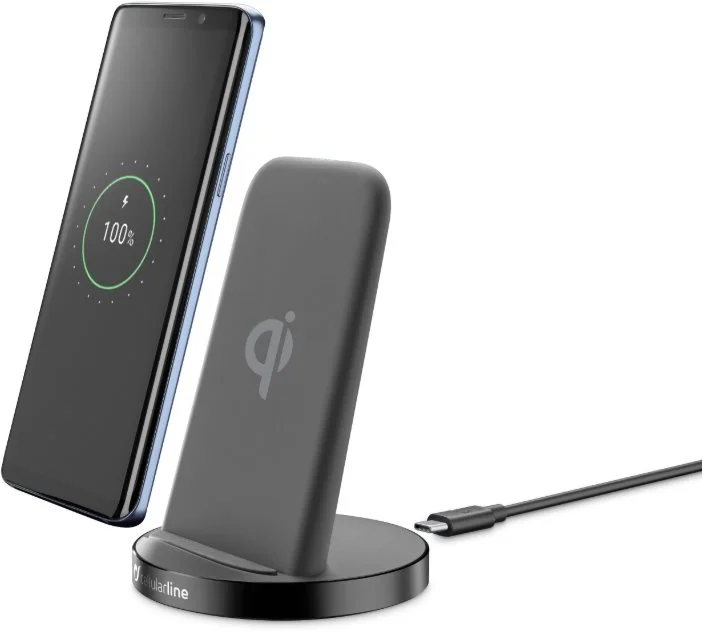 CellularLine Wireless Wireless Fast Charger Stand + Fast Charge