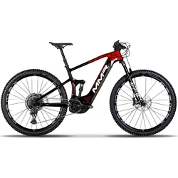Celoodpružené elektrokolo MMR X-BOLT 120 10 - Black N Chrome Red - vel.S / 23/2024