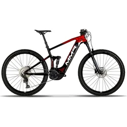Celoodpružené elektrokolo MMR X-BOLT 140 90 - Black N Red - vel.M / 23/2024