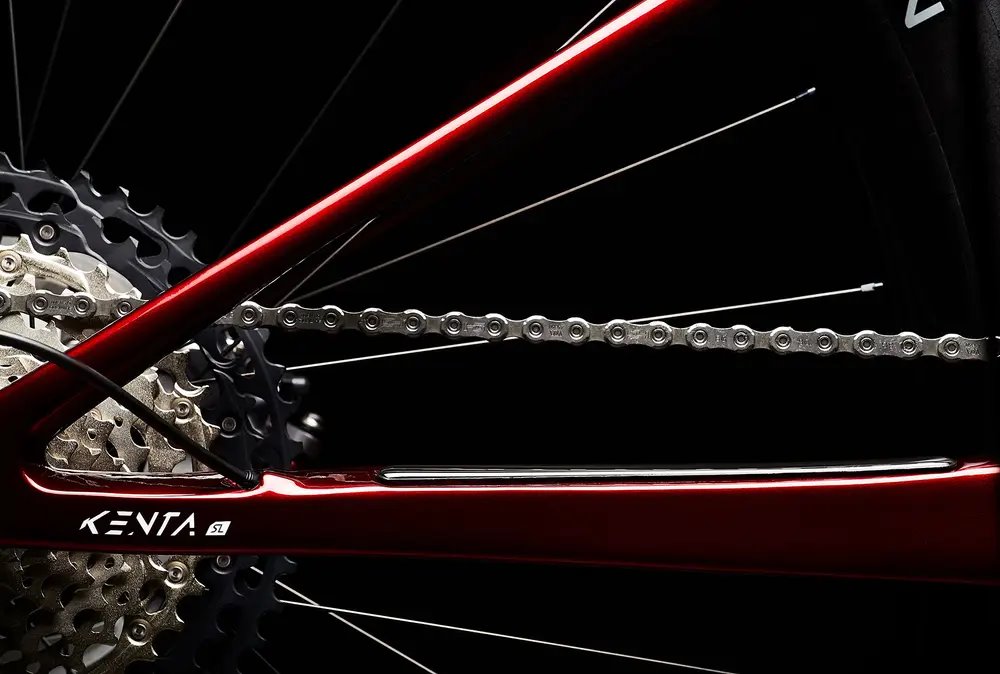 Celoodpružené kolo MMR KENTA SL 30 - Chrome Red TEAM - vel.S / 24/2025