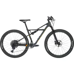 Celoodpružený bicykel SILVERBACK CF - SRAM GX 12s, veľkosť M - Matt Black / Silver