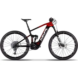 Celoodpružený elektrobicykel MMR X-BOLT 140 10 - Black N Chrome Red - veľkosť M / 23/2024
