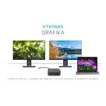 Cestovná dokovacia stanica i-tec Thunderbolt 3 Dual 4K Display s dodávkou energie 60 W + univerzálna nabíjačka i-tec 77
