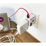 Cestovný adaptér SKROSS MUV USB, USB A+C, univerzálny pre 150 krajín