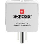 Cestovný adaptér SKROSS s USB do USA, typ B
