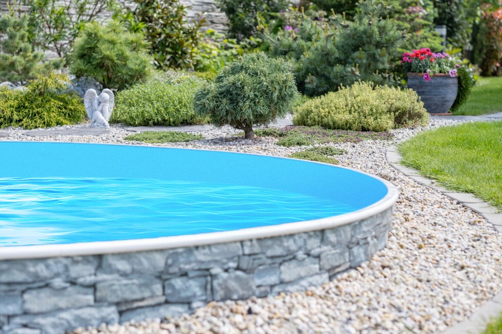 CF Bazénová fólie Blue pro bazén O 3,6 m x 1,2 m