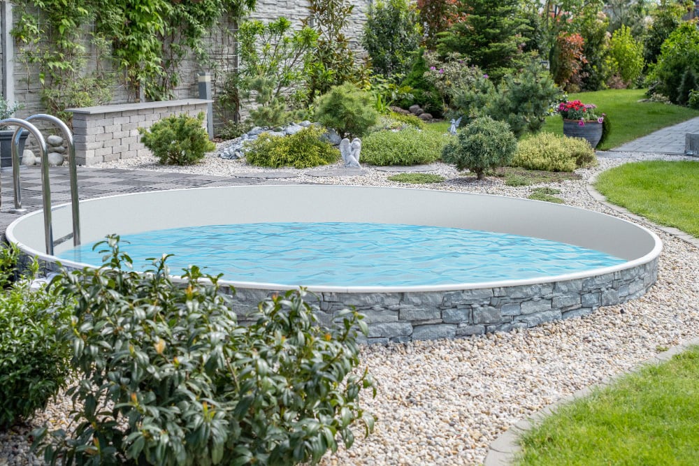 CF Bazénová fólie Grey pro bazén O 3,6 m x 0,92 m