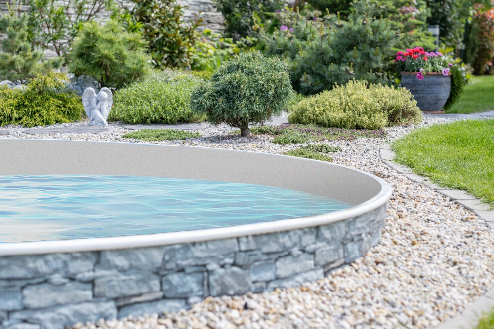 CF Bazénová fólie Grey pro bazén o 4,6 m x 1,2 m