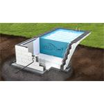 CF Bazénový set CF Block 6 x 3 x 1,5 m