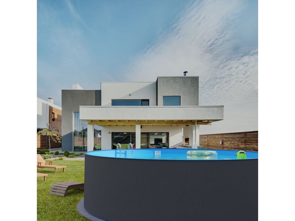 CF Pool ANTRAZIT/Blue - bazén 450x122 cm