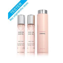Chanel Chance Eau Tendre EdT 3x20 ml Pro ženy TESTER