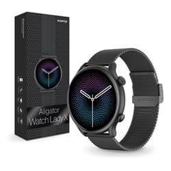 Chytré hodinky ALIGATOR Watch Lady X, černé