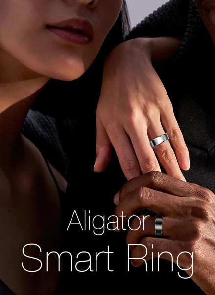 Chytrý prsten ALIGATOR Smart Ring, vel.11, černý
