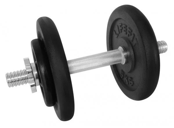Činka nakladacia LIFEFIT jednoručná 15 kg, 30mm tyč/4x kotúč F-CIN-15-2
