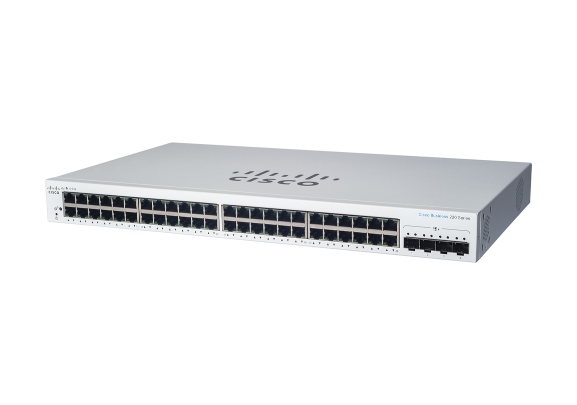 Cisco CBS220-48FP-4X-EU, prepínač