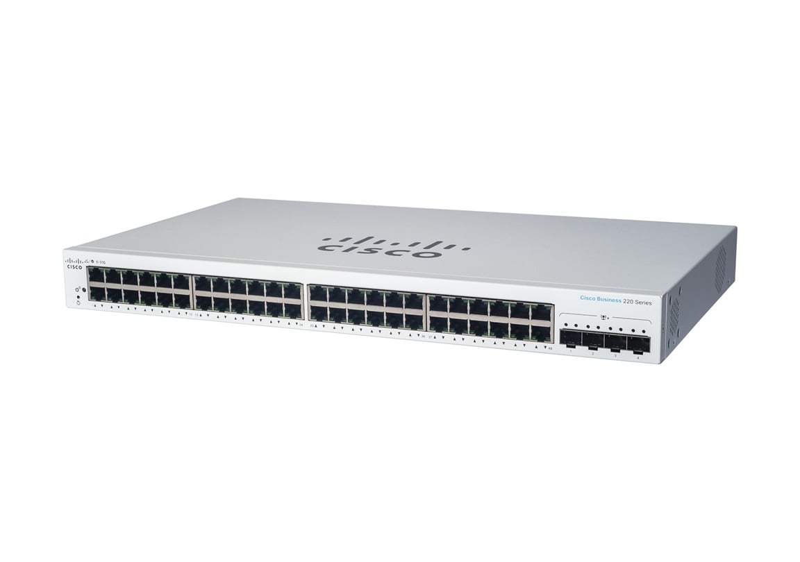 Cisco CBS220-48T-4G-EU, prepínač