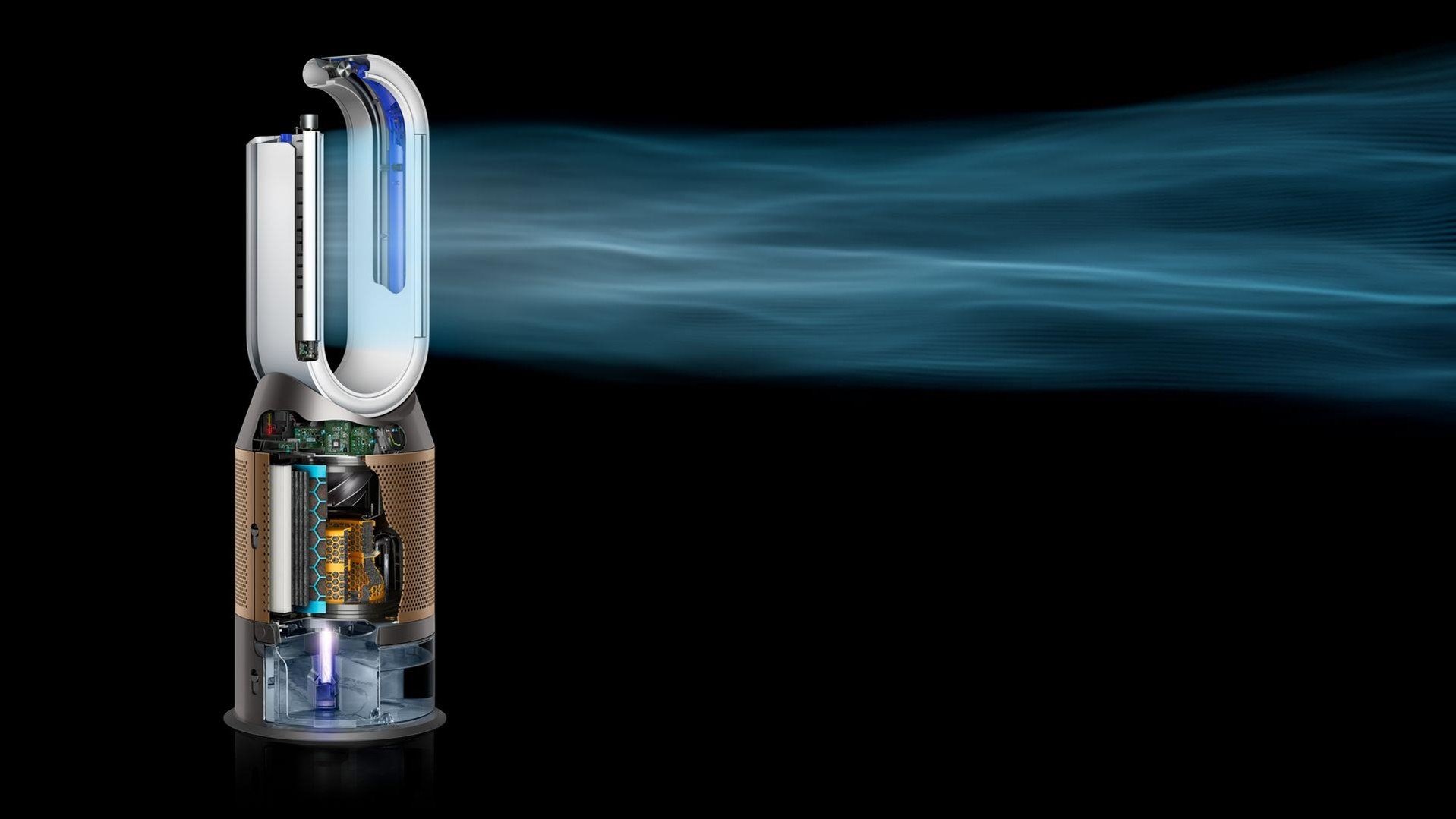 Čistička vzduchu Dyson Humidify+Cool Formaldehyde PH04 White/Gold