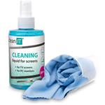 Clean IT čistiaci roztok na obrazovky s utierkou vo viečku, 200ml CL-180