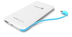 Colorovo PowerBox SLIM 5000 mAh Power banka 3 koncovky, bílý