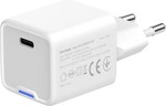 ColorWay 1x USB-C/ sieťová nabíjačka/ GaN/ PD/ PPS/ 25W, biela