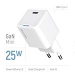 ColorWay 1x USB-C/ sieťová nabíjačka/ GaN/ PD/ PPS/ 25W/ biela