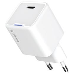 ColorWay 1x USB-C/ sieťová nabíjačka/ GaN/ PD/ PPS/ 30W/ biela