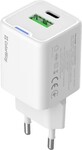 ColorWay 1x USB-C/ sieťová nabíjačka/ GaN/ PD/ PPS/ QC/ 35W, biela
