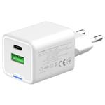 ColorWay 1x USB-C/ sieťová nabíjačka/ GaN/ PD/ PPS/ QC/ 35W/ biela